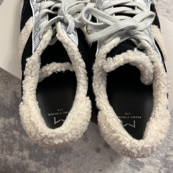 Marc fisher shearling sneakers - Picture 3 of 5